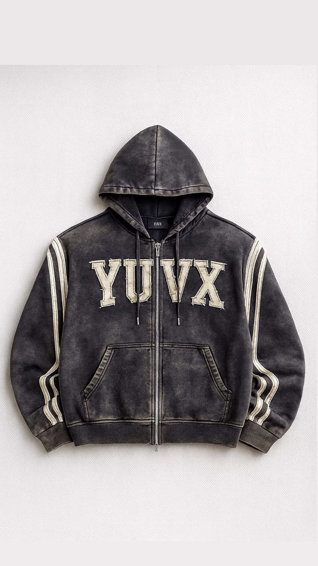 Grey Washed YUVX Jacket