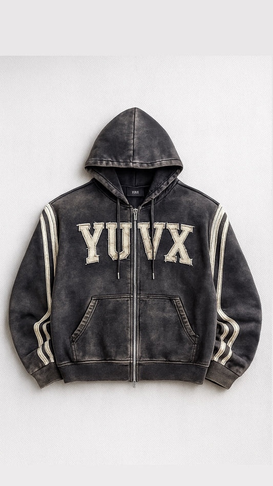 Grey Washed YUVX Jacket
