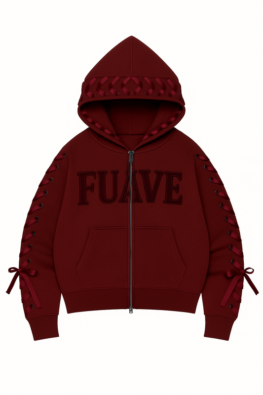 Fuave sRed Ribbon Hoodie