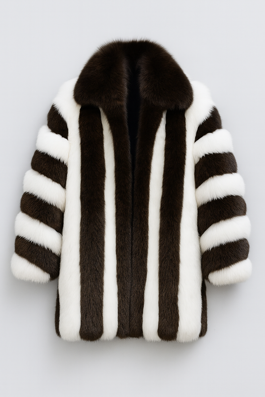 Fuave sWinter Business Leisure fox Fur Coat